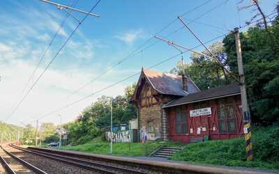 Railway Station at Železná Studienka
