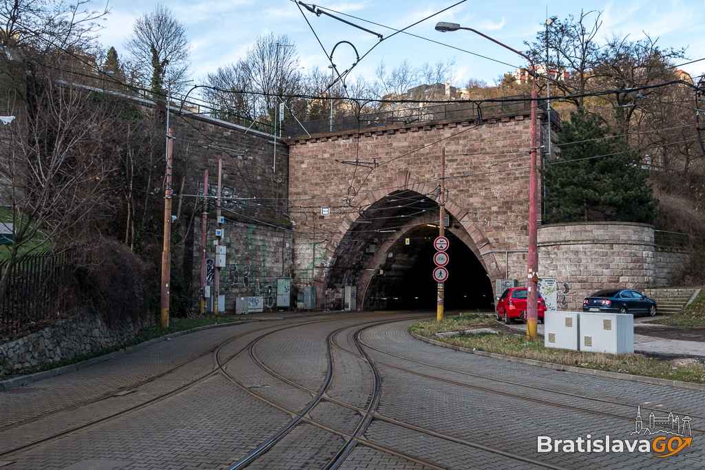 Tram Tunnel under Bratislava Castle
