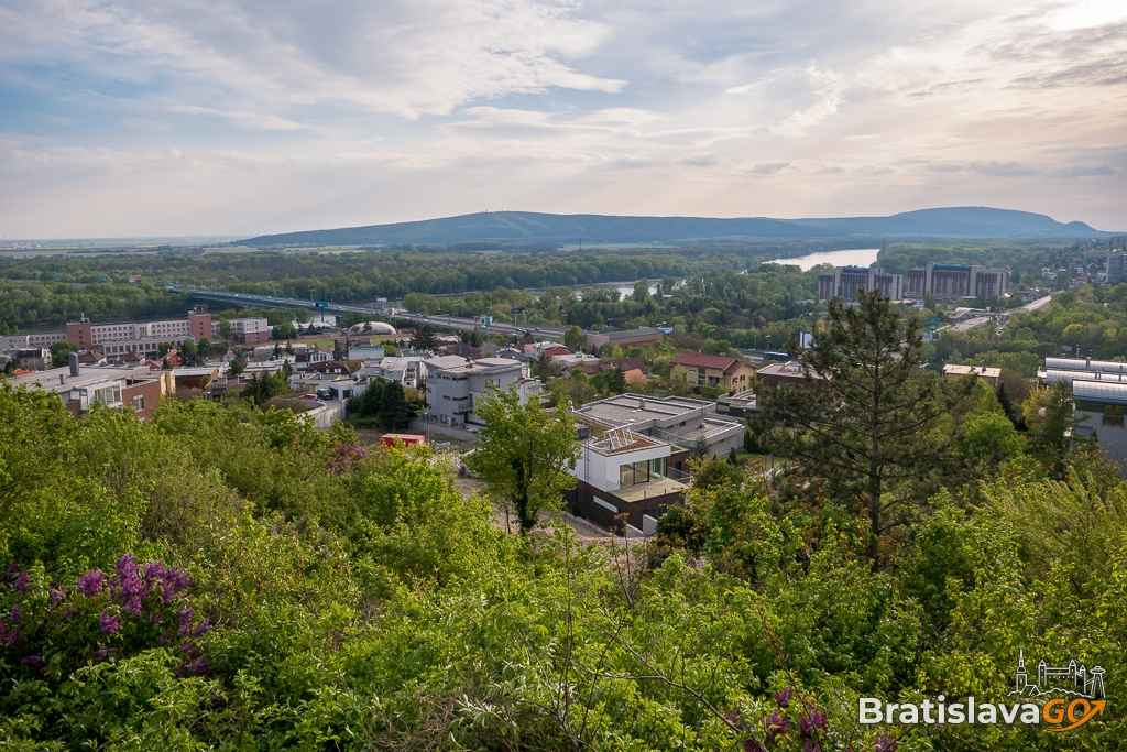 Viewpoint below the Government Hotel Bôrik – Bratislava