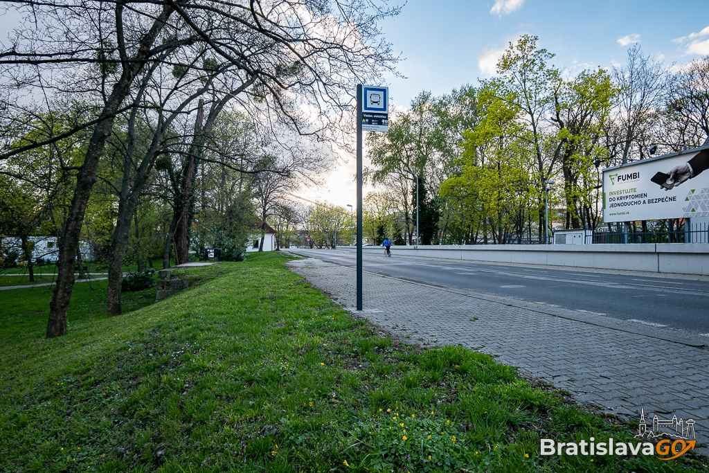 Historic stop of the Vienna tram