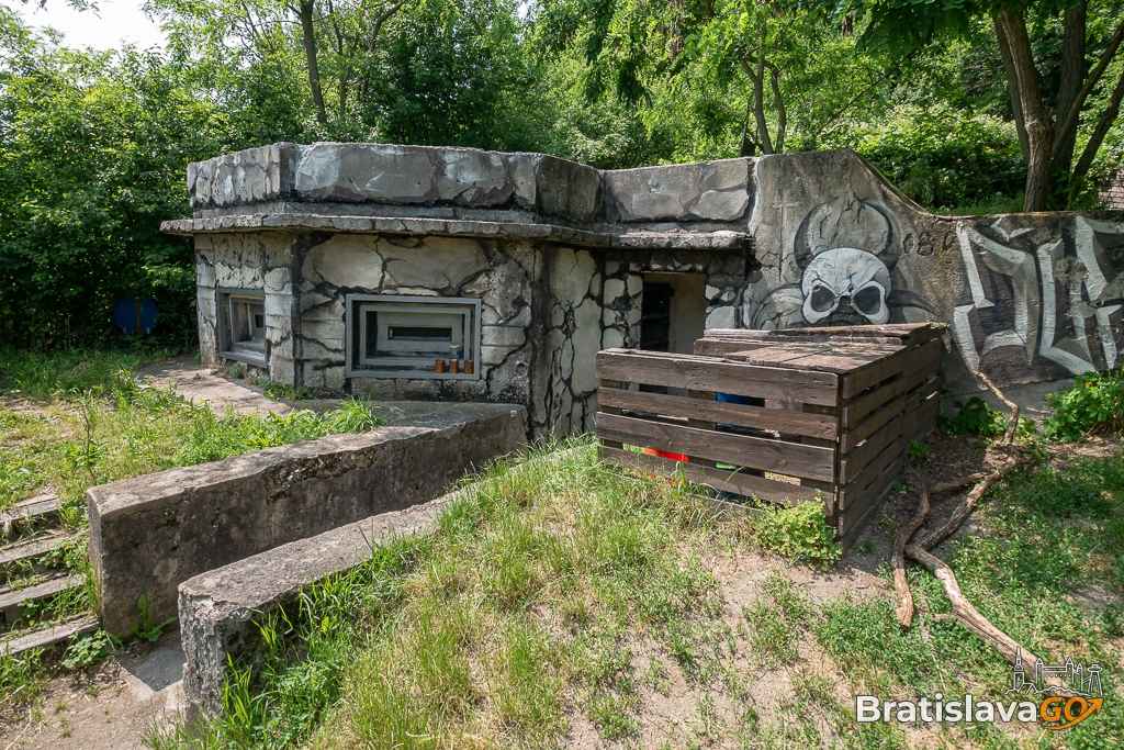 Military bunker above Rača