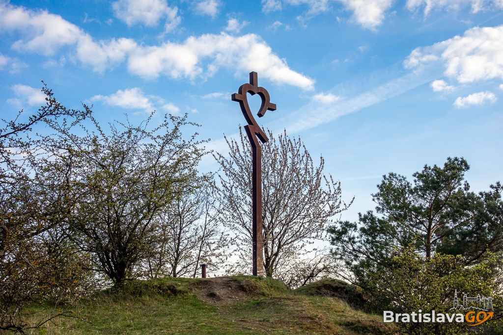 Viewpoint by the Cross above the Quarry in Záhorská Bystrica