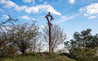 Viewpoint by the Cross above the Quarry in Záhorská Bystrica